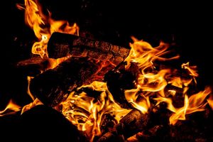 Holz verbrennen im Kamin (© bob-oh-wBiEDfPshd8-unsplash) Holz verbrennen im Kamin